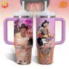 Tim McGraw Standing Room Only Stanley Tumblers with purple handles and tour artwork