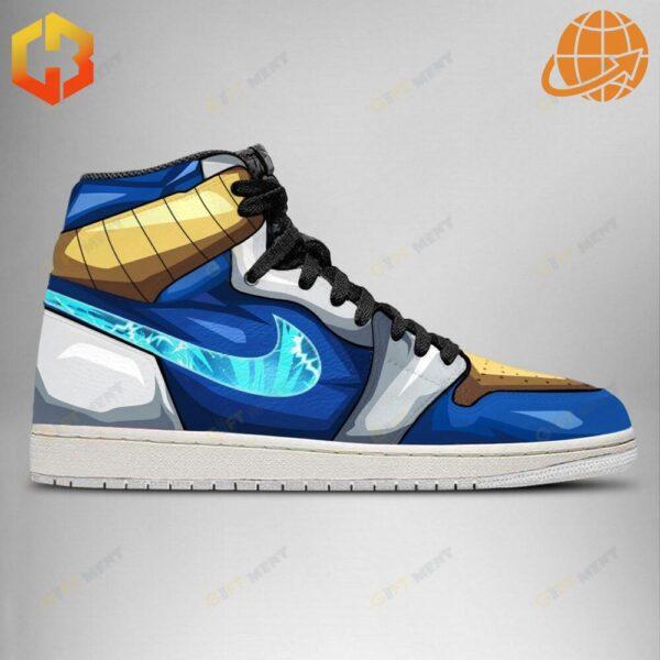 Elevate your sneaker game to over 9000 with the Vegeta Dragon Ball Air Jordan Shoes