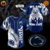 Embrace your Penn State pride with the We Are Penn State Nittany Lions Baseball Jersey, offering personalized style and bold team spirit on both sides.