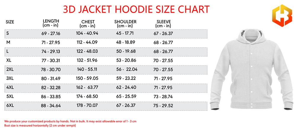 3D Baseball Jacket Hoodie