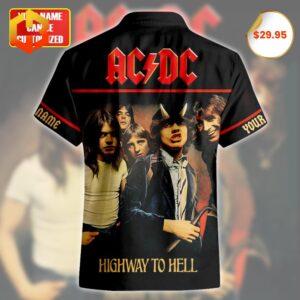 ACDC "Highway to Hell" 2025 Hawaiian Shirt featuring a unique tribute to the legendary rock band.