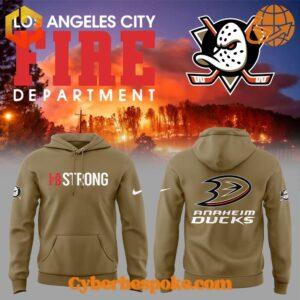 Unisex Anaheim Ducks La Strong Shirt made from premium fabrics, perfect for layering.