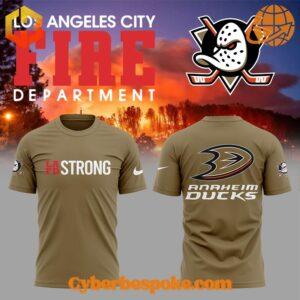 Unisex Anaheim Ducks La Strong Shirt made from premium fabrics, perfect for layering.