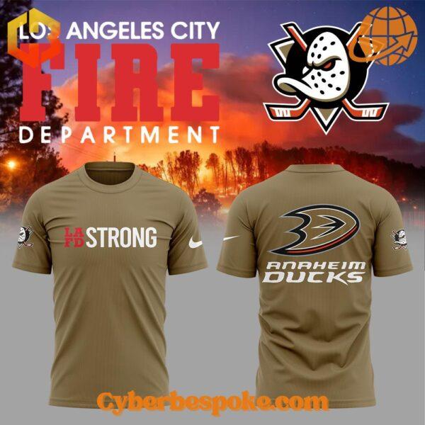 Unisex Anaheim Ducks La Strong Shirt made from premium fabrics, perfect for layering.