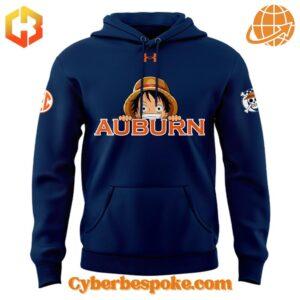 Unique Auburn Tigers Basketball One Piece Night Hoodie featuring immersive 3D designs that redefine casual wear.