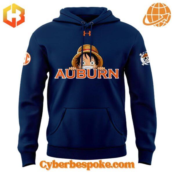 Unique Auburn Tigers Basketball One Piece Night Hoodie featuring immersive 3D designs that redefine casual wear.