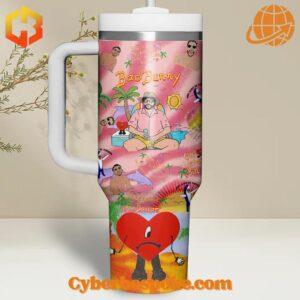 Bad Bunny Un Verano Sin Ti Tumbler Oz – keeps drinks hot or cold for hours with a stylish design