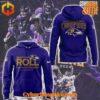 Baltimore Ravens 2024 AFC North Division Champions Hoodie in purple.