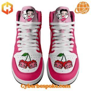 The unisex Betty Boop Baby Boop Air Jordan High Shoes is designed to keep you moving in style