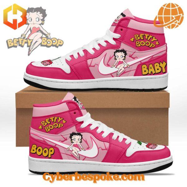 The unisex Betty Boop Baby Boop Air Jordan High Shoes is designed to keep you moving in style