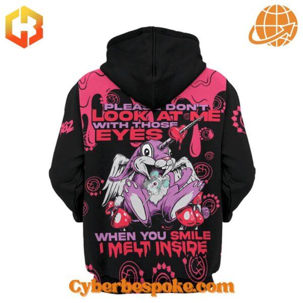 Blink Bunny When You Smile I Melt Inside Hoodie perfect for everyday wear.