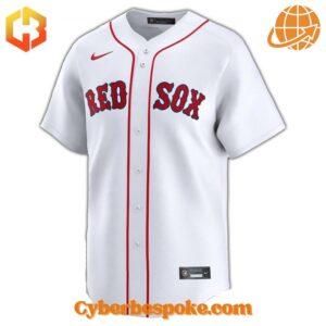 Jarren Duran signed Boston Red Sox baseball jersey with vibrant team colors and detailed graphics.