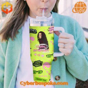 Durable Stanley tumbler customized for Charli XCX fans