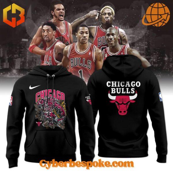 Front and back view of Chicago Bulls Warren Lotas Hoodie