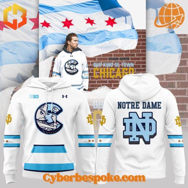 Versatile Chicago Cubs X Notre Dame Hockey Shirt designed for comfort, style, and durability.