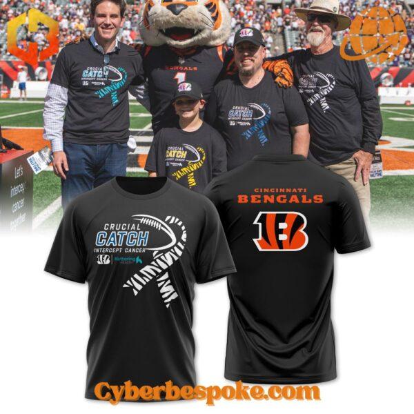 Cincinnati Bengals Nfl Crucial Catch Shirt perfect for everyday wear.