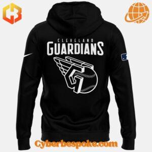 Cleveland Guardians hoodie showcasing a humorous take on the Ohio-Kentucky border rivalry