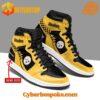 Custom Air Jordan 1 Pittsburgh Steelers edition with team colors and logo design