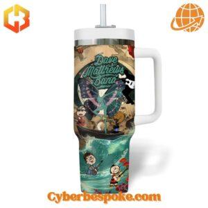 Dave Matthews Band 40oz Tumbler with double-wall vacuum insulation and spill-resistant lid.