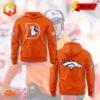 Throwback-style Denver Broncos hoodie featuring Coach Sean Payton design and vintage elements