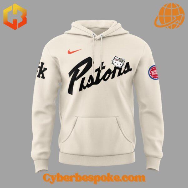 Detroit Pistons Hello Kitty Hoodie front view