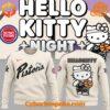 Detroit Pistons Hello Kitty Sweatshirt front and back view