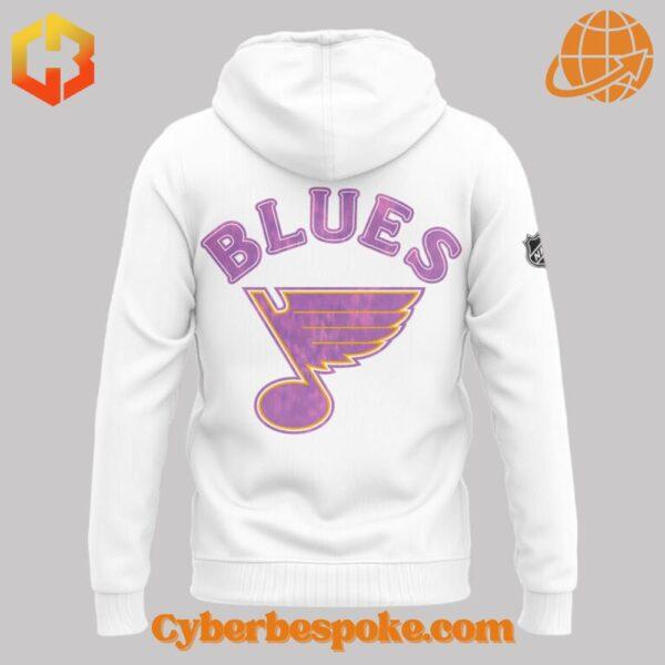 Unique Fight Cancer St Louis Blues Hoodie featuring immersive 3D designs that redefine casual wear.