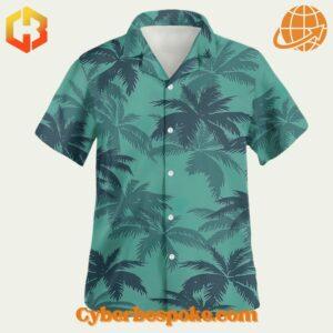 Hawaiian shirt featuring vibrant graphics inspired by GTA Vice City.