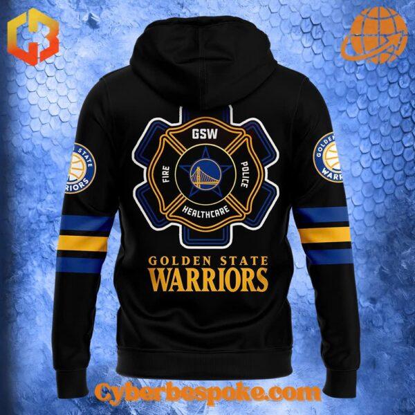 Warriors Firefighter Hoodie Back