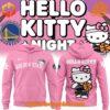 Golden State Warriors Hello Kitty pink hoodie front view