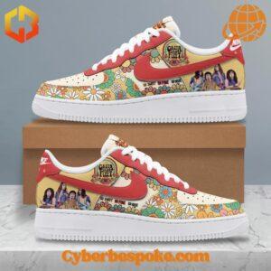 The unisex Greta Van Fleet So Sweet So Fine So Nice Nike Air Force Shoes is designed to keep you moving in style