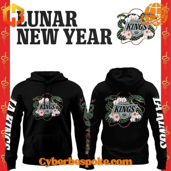 Premium La Kings Lunar New Year Hoodie featuring high-definition 3D prints and exceptional comfort.