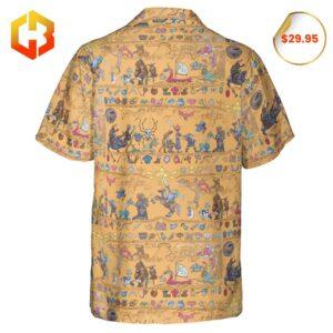 The Legend of Zelda-themed Hawaiian shirt with bold 