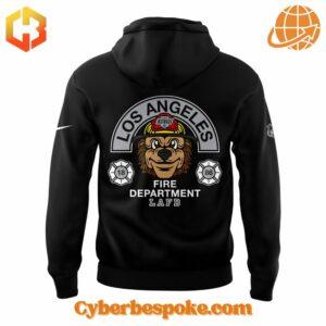 Unisex Los Angeles Kings Lafd Fire Department Hoodie made from premium fabrics, perfect for layering.