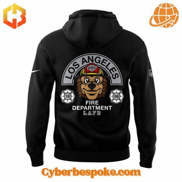 Unisex Los Angeles Kings Lafd Fire Department Hoodie made from premium fabrics, perfect for layering.