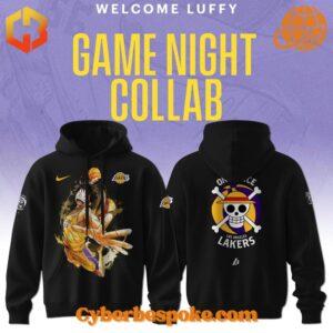 Los Angeles Lakers Luffy One Piece Hoodie perfect for everyday wear.