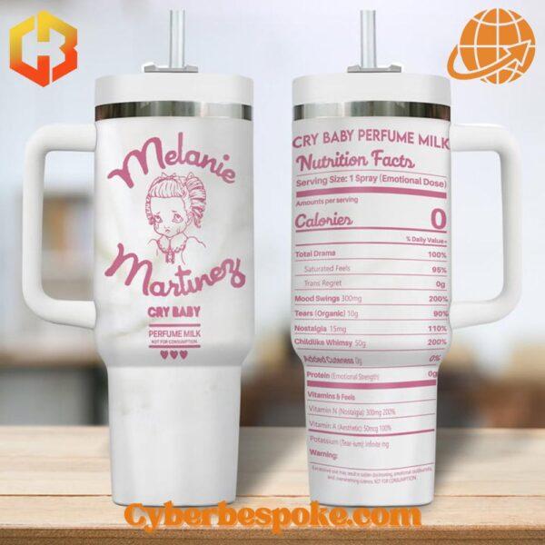 Melanie Martinez Cry Baby Nutrition Facts Tumbler Oz – keeps drinks hot or cold for hours with a stylish design