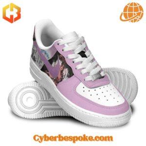 The unisex Melanie Martinez Cry Baby Purple Nike Air Force Shoes is designed to keep you moving in style