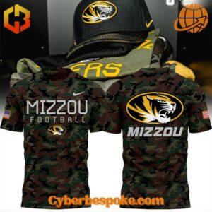 Unique Missouri Tigers Military Appreciation Camo Shirt featuring immersive 3D designs that redefine casual wear.