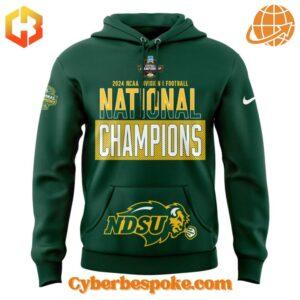 NDSU Football NCAA 10 Time National Champions Hoodie front view