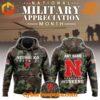 Trendy Nebraska Huskers Football Military Appreciation Camo Hoodie featuring modern cuts and soft, breathable materials.