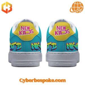 Rear view of custom New Kids on the Block Nike Air Force 1