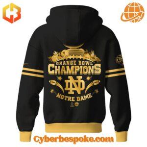 Notre Dame hoodie commemorating the Fighting Irish's Orange Bowl Championship win