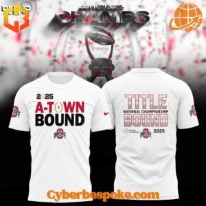 Redefine your style with the unisex Ohio State Buckeyes Football Playoff Cotton Bowl Champions A Town Bound Shirt