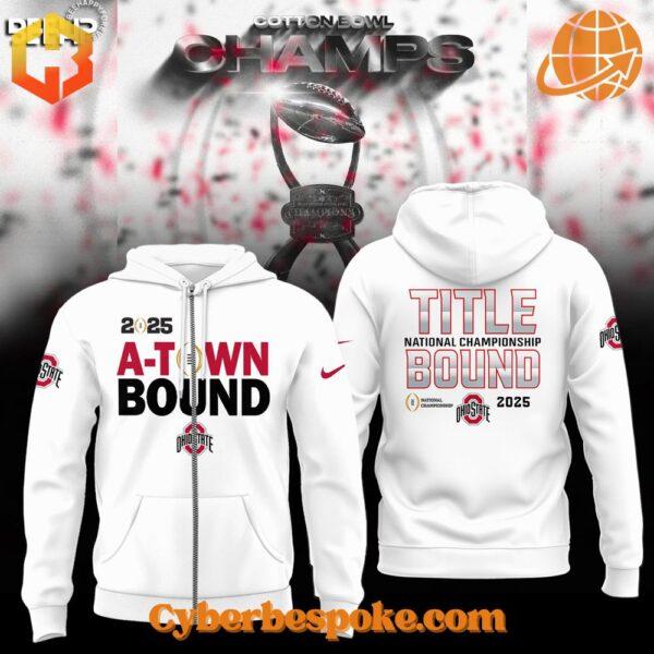 Redefine your style with the unisex Ohio State Buckeyes Football Playoff Cotton Bowl Champions A Town Bound Shirt