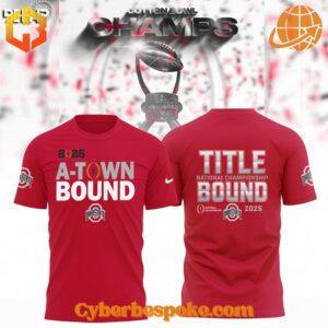 Redefine your style with the unisex Ohio State Buckeyes Football Playoff Cotton Bowl Champions A Town Bound Shirt