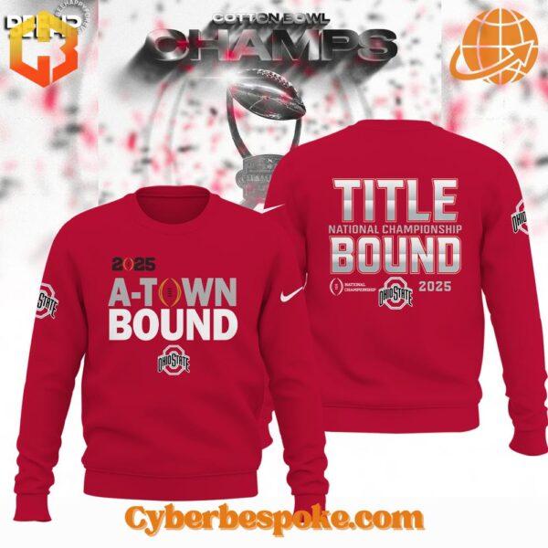 Redefine your style with the unisex Ohio State Buckeyes Football Playoff Cotton Bowl Champions A Town Bound Shirt