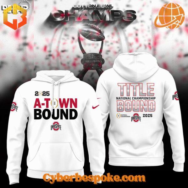 Redefine your style with the unisex Ohio State Buckeyes Football Playoff Cotton Bowl Champions A Town Bound Shirt