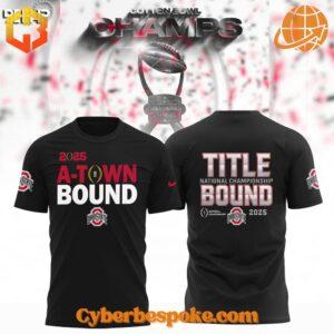 Redefine your style with the unisex Ohio State Buckeyes Football Playoff Cotton Bowl Champions A Town Bound Shirt