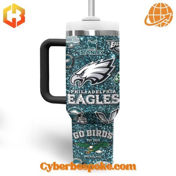 Philadelphia Eagles Champions # Fan Custom Tumbler Oz – keeps drinks hot or cold for hours with a stylish design